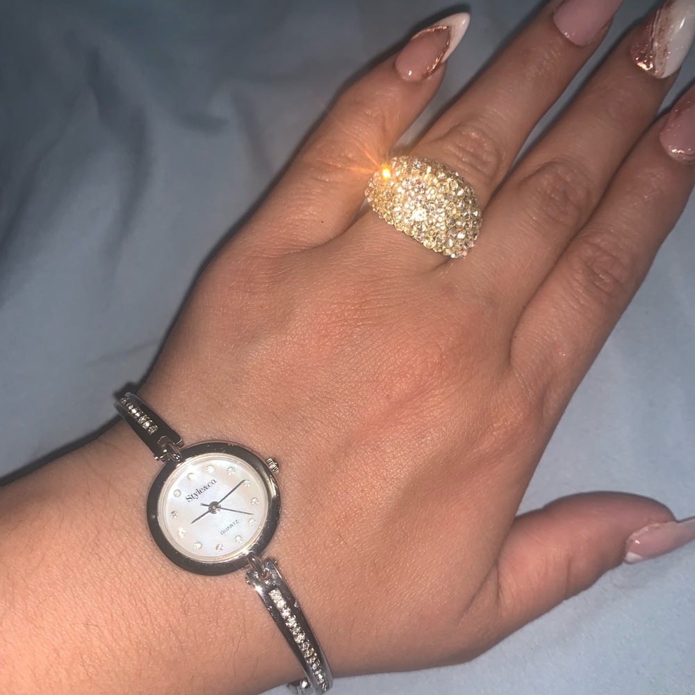 Vintage Style&Co Stainless Steel Watch w/ cc